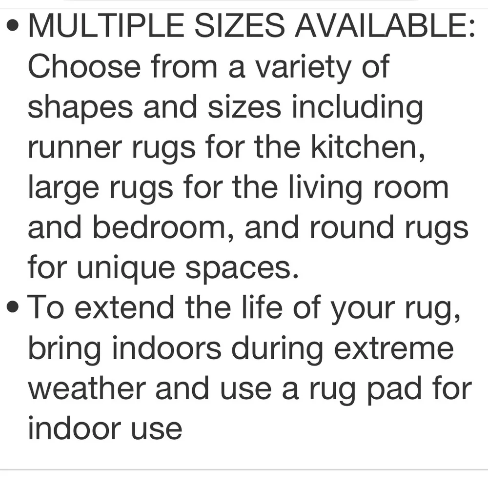 NOURISON ESSENTIALS NEW indoor/outdoor area rug -navy blue -2x4